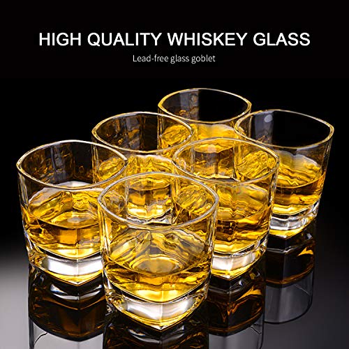 QAPPDA Heavy Base Whiskey Glasses, 8 oz Set of 12, Premium Quality Glass, Classic Design, Ideal for Whiskey, Vodka, Tequila, Cocktails, Great Gift Set - My Kitchen Products