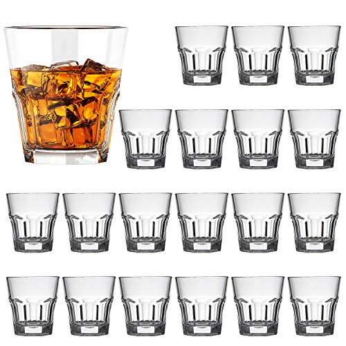 QAPPDA Shot Glass Set, Whiskey Shot Glasses,Heavy Base Shot Cups 4.5oz,Cocktail,Rocks Glasses,Mini Glass Cup