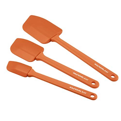 Rachael Ray 3-Piece Spatula Utensil Set, Orange - My Kitchen Products