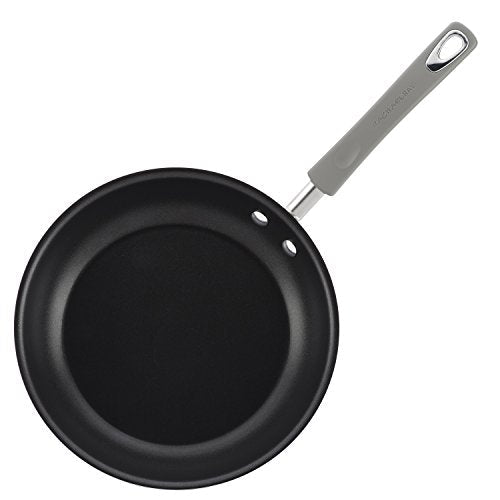 Rachael Ray Brights Nonstick Cookware Pots and Pans Set, 14 Piece, Sea Salt Gray - My Kitchen Products