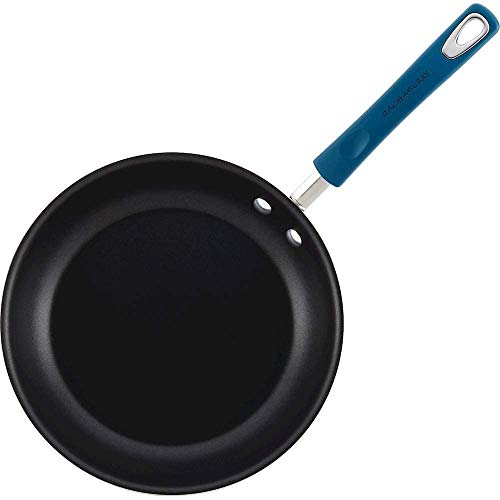 Rachael Ray Brights Nonstick Cookware Set / Pots and Pans Set - 14 Piece, Marine Blue - My Kitchen Products