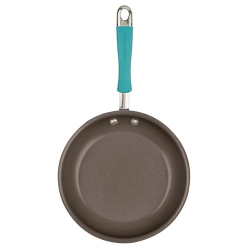 Rachael Ray Cook + Create Nonstick Frying Pan/Skillet, 8.5 Inch, Agave Blue - My Kitchen Products