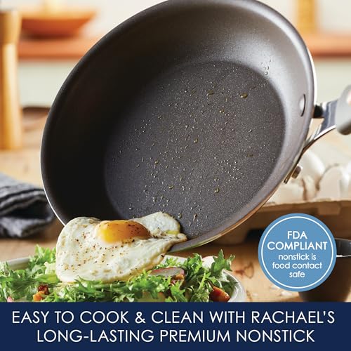 Rachael Ray Cook + Create Nonstick Frying Pan/Skillet, 8.5 Inch, Gray - My Kitchen Products