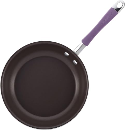 Rachael Ray Cucina Nonstick Cookware, Lavender Purple Pots and Pans Set, 12-Piece - My Kitchen Products