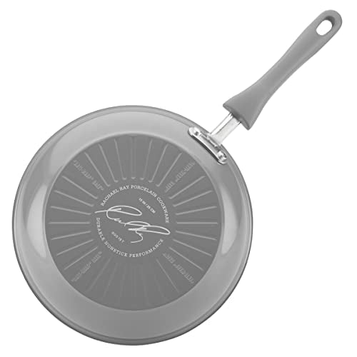 Rachael Ray Get Cooking! Nonstick Cookware Pots and Pans Set, Includes Baking Pan and Cooking Tools, 12 Piece - Gray - My Kitchen Products