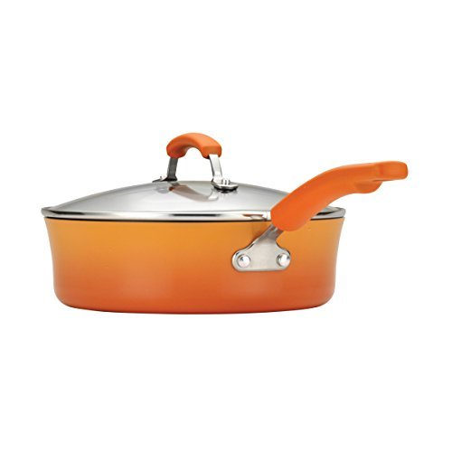 Rachael Ray Hard Enamel Nonstick Cookware Set, 14-pc - Red - My Kitchen Products