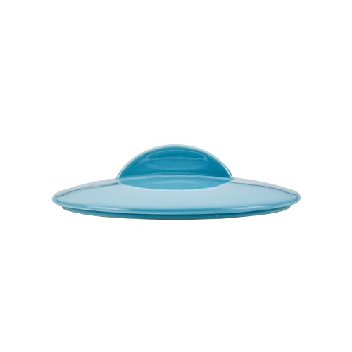 Rachael Ray Solid Glaze Ceramics Casserole Bakeware/Baker Set with Shared Lid, 3 Piece, Agave Blue - My Kitchen Products