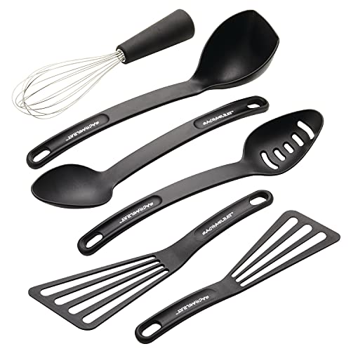 Rachael Ray Tools and Gadgets Kitchen/Cooking Utensil Set, 6 Piece, Black - My Kitchen Products