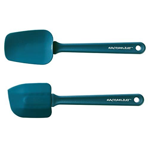 Rachael Ray Tools and Gadgets Mix and Measure Cooking / Baking Prep Set with Mixing Bowls, Measuring Cups, and Tools - 10 Piece, Light Blue and Teal - My Kitchen Products