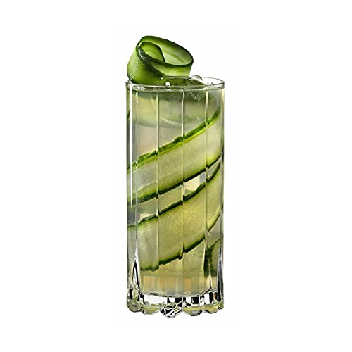 Riedel Drink Specific Glassware Highball Glass (10 oz, Set of 4) with Large Microfiber Polishing Cloth Bundle (3 Items) - My Kitchen Products