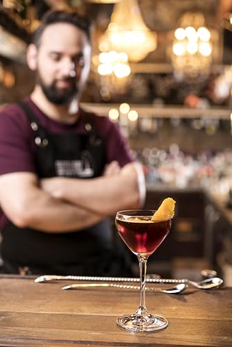 Riedel Drink Specific Glassware, Nick & Nora Cocktail Glass, 4oz, Old-Fashioned Stemmed Cocktail Glasses, Martini, Manhattan, Set of 2 - My Kitchen Products
