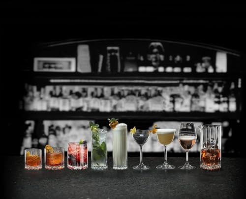 Riedel Drink Specific Glassware, Nick & Nora Cocktail Glass, 4oz, Old-Fashioned Stemmed Cocktail Glasses, Martini, Manhattan, Set of 2 - My Kitchen Products