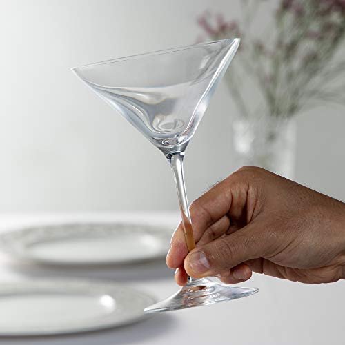 Riedel Vinum XL Martini Glasses (set of 2), Precision Blown Crystal Martini Glasses with Stem - Elegant Cocktail Glasses for Bar, 9.5oz, Machine Washable - My Kitchen Products