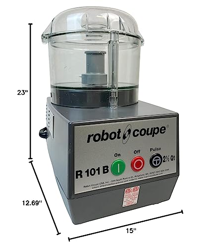 Robot Coupe R101B CLR Combination Food Processor, 2.5 Quart Clear Batch Bowl, Polycarbonate, Clear, 120v - My Kitchen Products