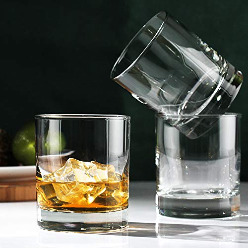 Rock Style Old Fashioned Whiskey Glasses 11 Ounce, Short Glasses For Camping/Party,Set Of 6 - My Kitchen Products