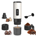 Rocspire 3-in-1 Portable Espresso Maker 20 Bar Self-Heating Stainless Steel Fits Ground Coffee & Nespresso Capsules USB-C Rechargeable for Camping Car Hiking Office - My Kitchen Products