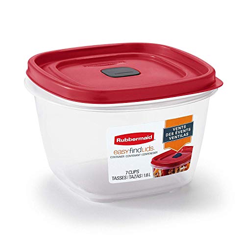 Rubbermaid 7 cups Food Storage Container 3 Pack Clear - My Kitchen Products