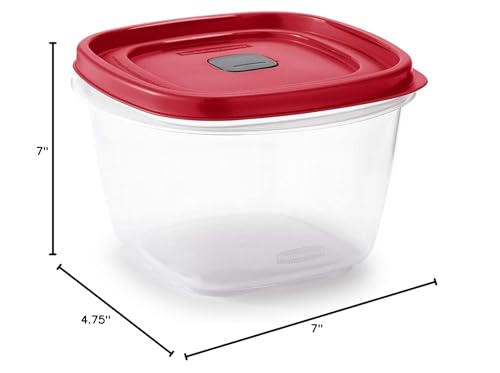 Rubbermaid 7 cups Food Storage Container 3 Pack Clear - My Kitchen Products