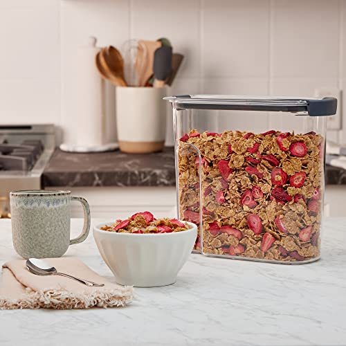 Rubbermaid Brilliance Airtight Cereal Food Storage Container, Shatterproof, BPA-Free and Dishwasher-Safe, 32oz Capacity - My Kitchen Products