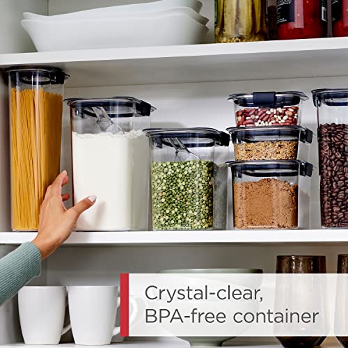 Rubbermaid Brilliance Airtight Cereal Food Storage Container, Shatterproof, BPA-Free and Dishwasher-Safe, 32oz Capacity - My Kitchen Products