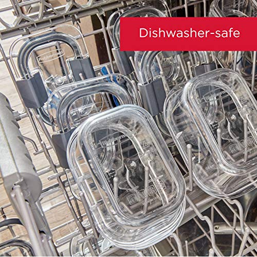 Rubbermaid Brilliance BPA Free 44-Piece Food Storage Containers Set Airtight Leak-Proof with Lids for Meal Prep Lunch and Leftovers - My Kitchen Products