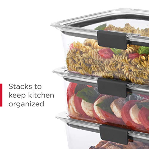 Rubbermaid Brilliance BPA Free 44-Piece Food Storage Containers Set Airtight Leak-Proof with Lids for Meal Prep Lunch and Leftovers - My Kitchen Products
