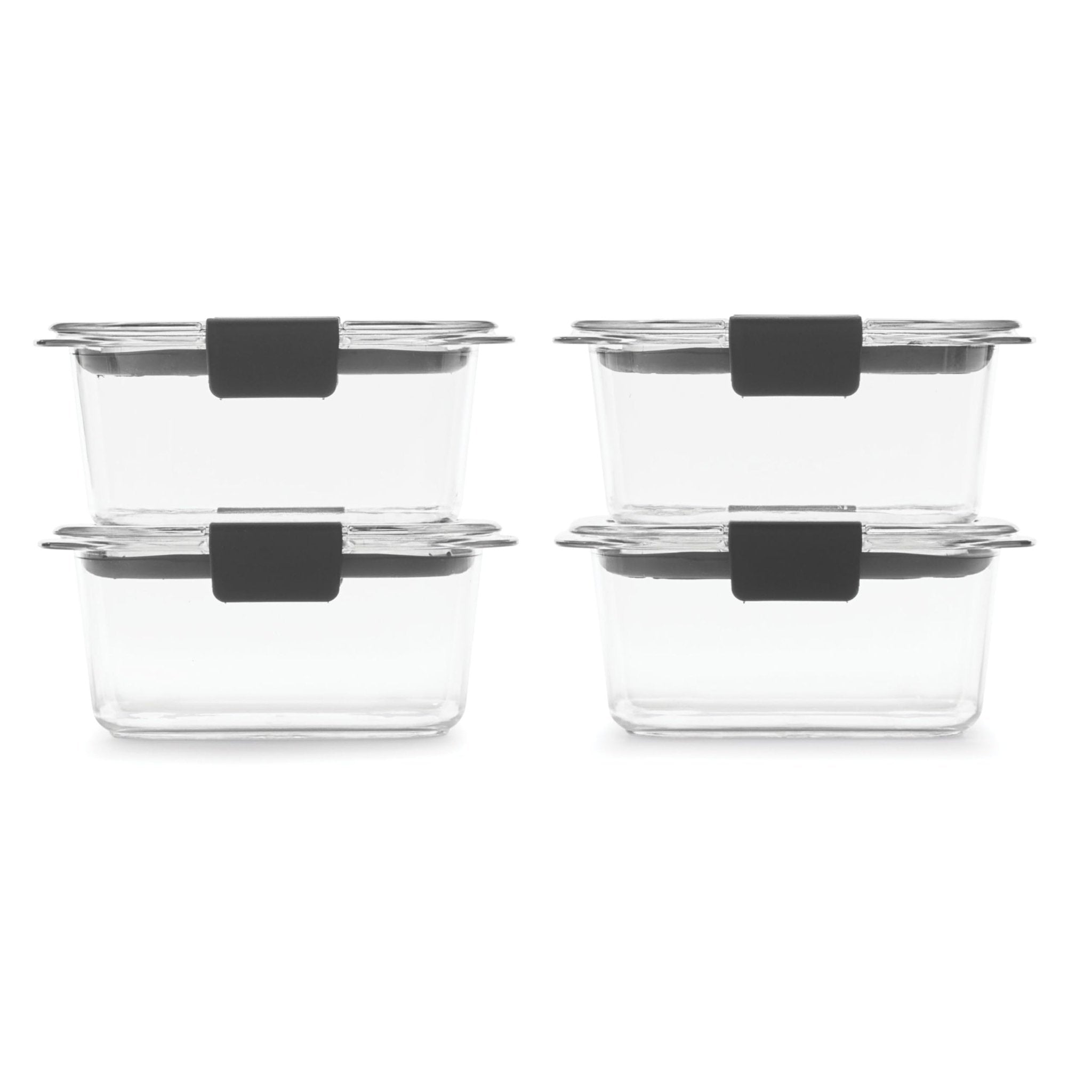 Rubbermaid Brilliance BPA Free Airtight Food Storage Containers with Lids, Set of 4 (4.7 Cup) Ideal for Lunch, Meal Prep, and Leftovers - My Kitchen Products