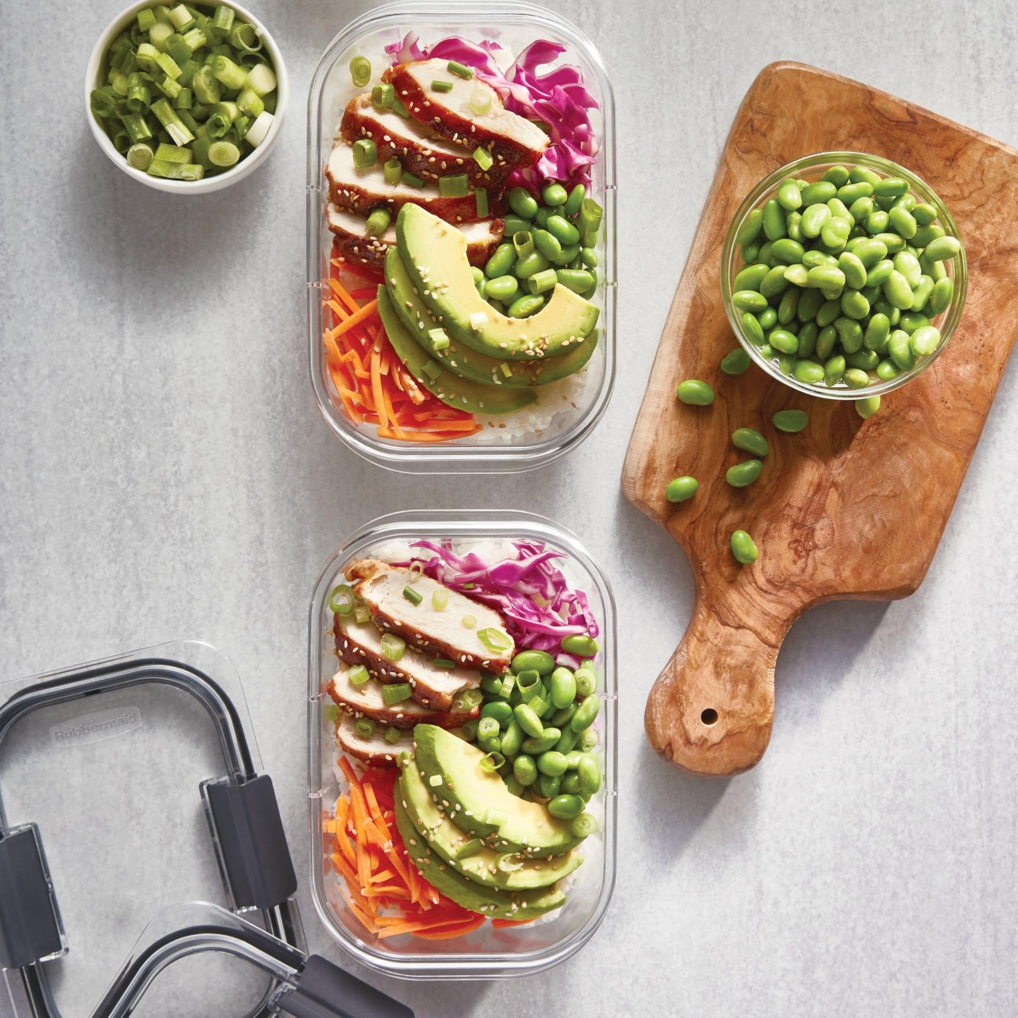 Rubbermaid Brilliance BPA Free Airtight Food Storage Containers with Lids, Set of 4 (4.7 Cup) Ideal for Lunch, Meal Prep, and Leftovers - My Kitchen Products