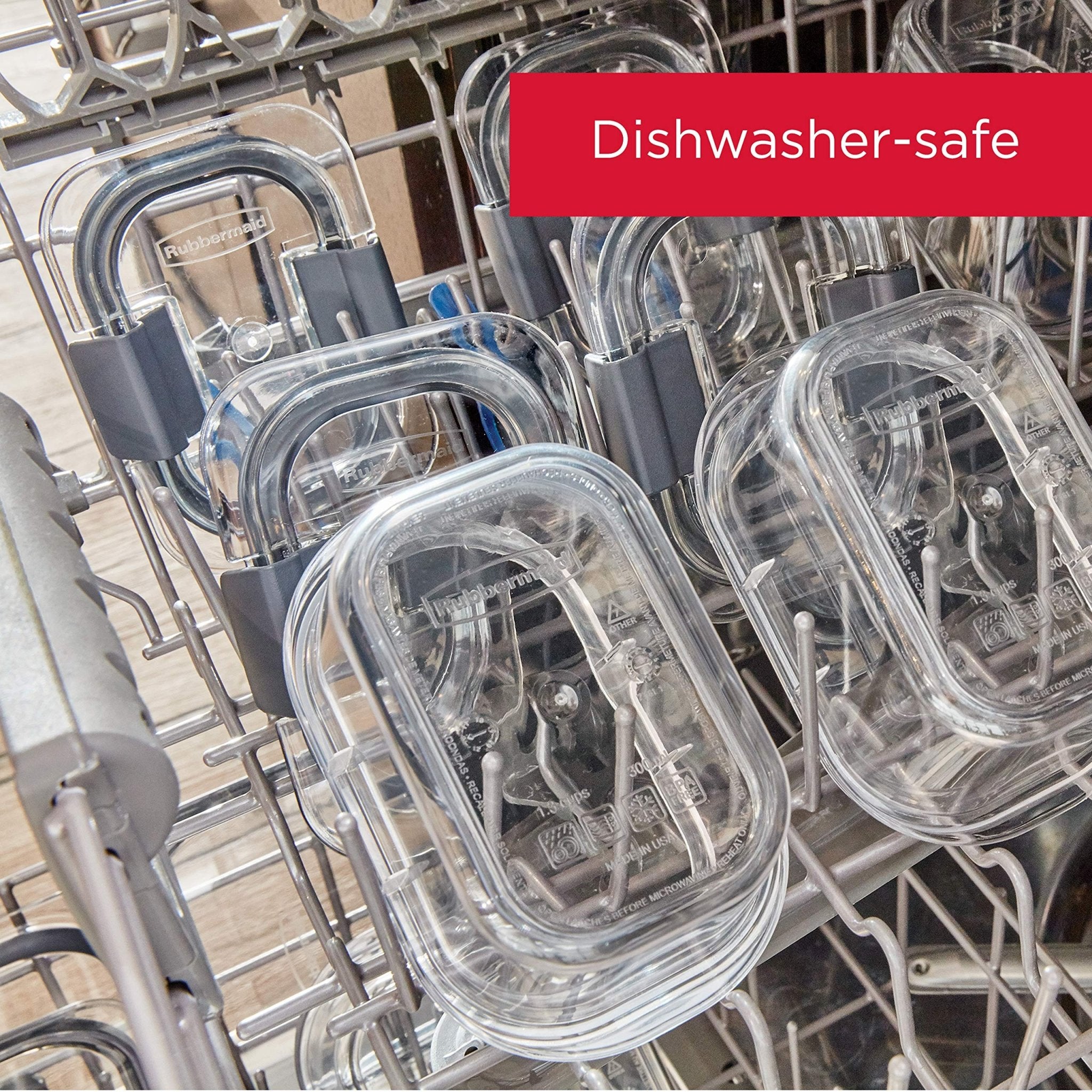Rubbermaid Brilliance BPA-Free Food Storage Containers with Lids, Airtight Clear Set of 2 (9.6 Cup), Ideal for Lunch, Meal Prep, and Leftovers - My Kitchen Products