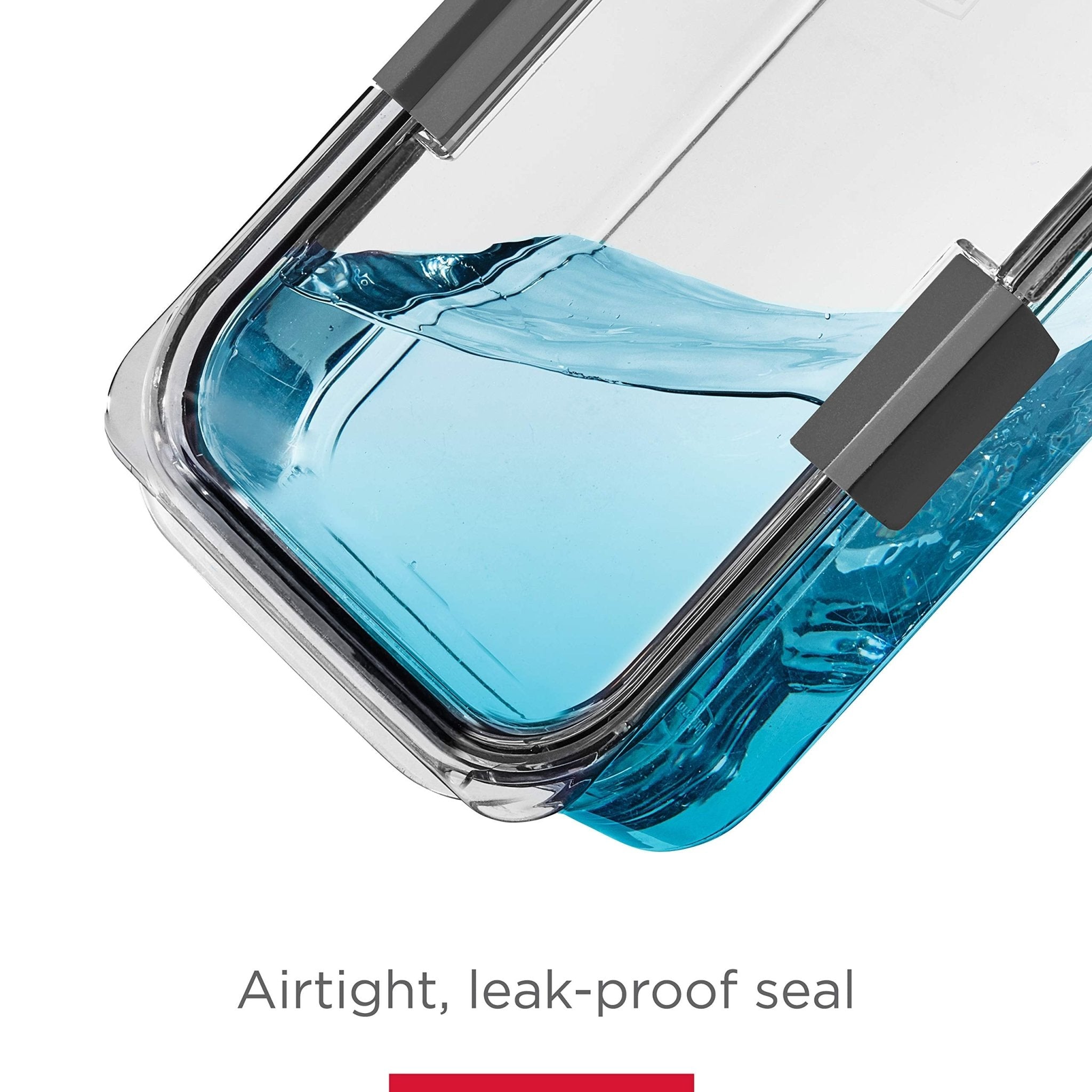 Rubbermaid Brilliance BPA-Free Food Storage Containers with Lids, Airtight Clear Set of 2 (9.6 Cup), Ideal for Lunch, Meal Prep, and Leftovers - My Kitchen Products