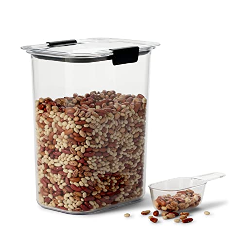 Rubbermaid Brilliance BPA-Free Food Storage Containers with Lids Airtight Kitchen and Pantry Organization Set Includes 3 Containers and Scoops Clear 16 cups - My Kitchen Products