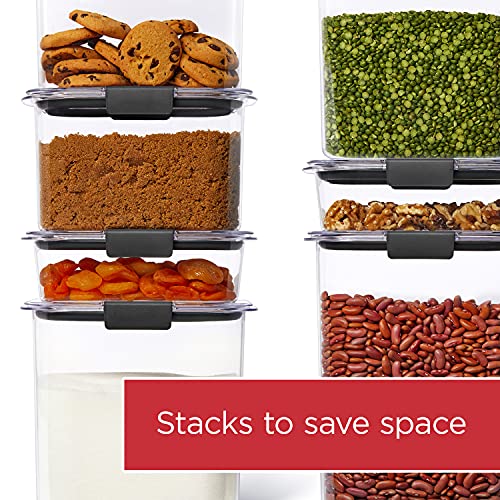 Rubbermaid Brilliance Pantry Airtight Food Storage Container, BPA-Free 7.8 Cup, Ideal for Brown Sugar - Efficient, Leak-Proof and Dishwasher-safe - My Kitchen Products