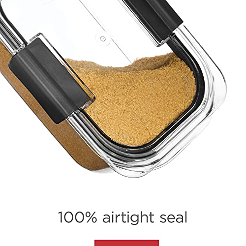 Rubbermaid Brilliance Pantry Airtight Food Storage Container, BPA-Free 7.8 Cup, Ideal for Brown Sugar - Efficient, Leak-Proof and Dishwasher-safe - My Kitchen Products
