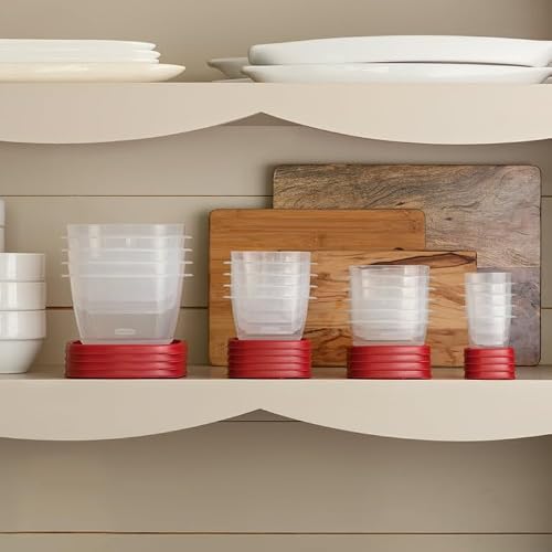 Rubbermaid Easy Find Lids Food Storage Container, 14 Cup, Red 2 Pack - My Kitchen Products