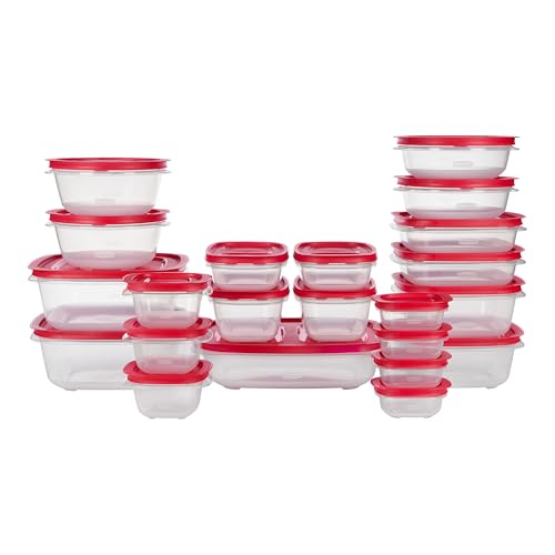 Rubbermaid EasyStore Containers, 44-Piece Set, Food Storage Containers with Lids - My Kitchen Products