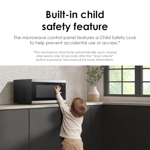 SAMSUNG 1.9 cu. ft. Countertop Microwave with Sensor Cooking, Matte Black Stainless Steel, MS19DG8500MTAA - My Kitchen Products