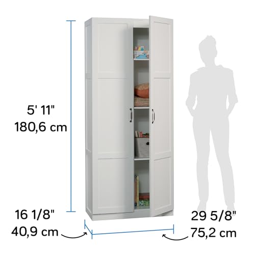 Sauder Select Storage Cabinet/ Pantry cabinets, White finish - My Kitchen Products