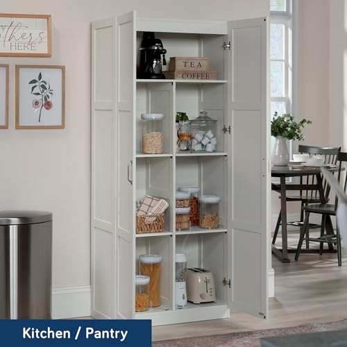 Sauder Select Storage Cabinet/ Pantry cabinets, White finish - My Kitchen Products