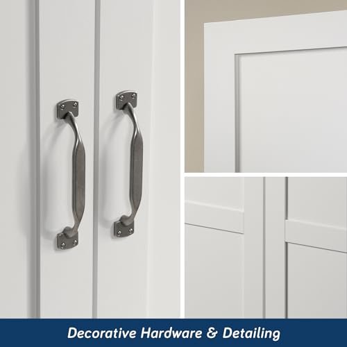 Sauder Select Storage Cabinet/ Pantry cabinets, White finish - My Kitchen Products