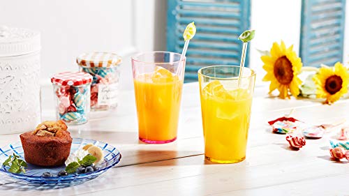 SCANDINOVIA - 19oz Unbreakable Premium Drinking Glasses Set of 6 - Super Grade Acrylic Plastic - Perfect for Gifts - Dishwasher Safe - Stackable - Drinkware Cups Reusable Water Tumbler - My Kitchen Products