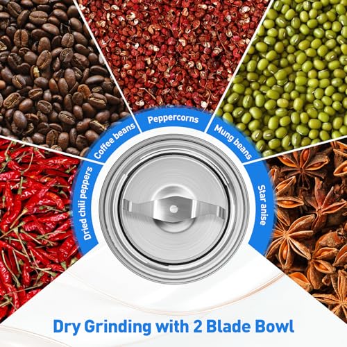 Secura Brands Electric Coffee and Spice Grinder - My Kitchen Products