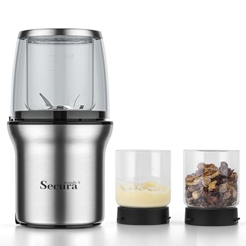 Secura Brands Electric Coffee and Spice Grinder - My Kitchen Products