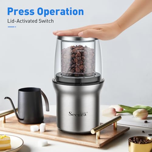 Secura Brands Electric Coffee and Spice Grinder - My Kitchen Products