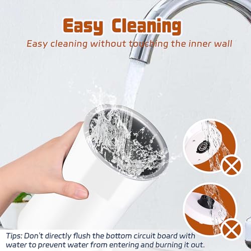 Seydere Simple Milk Frother, 2 in 1 Milk Steamer and Frother, Electric Milk Steamer, Milk Warmer and Hot Milk Foam Maker for Latter, Macchiato, Cappuccinos (White) - My Kitchen Products