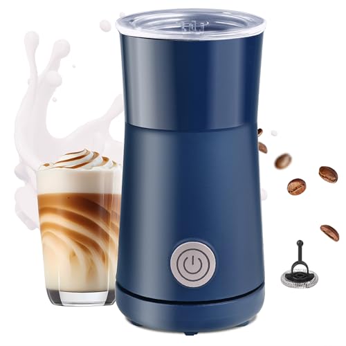 Seydere Simple Milk Frother, 2 in 1 Milk Steamer and Frother, Electric Milk Steamer, Milk Warmer and Hot Milk Foam Maker for Latter, Macchiato, Cappuccinos，Blue - My Kitchen Products
