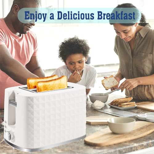 Seydere Toaster 2 Slices, Toasters Wide Slot, Bread Toaster with Cancel, Bagel, Defrost Function, Bagel Toasters with Removable Tray & 6 Temperature Settings, Beige - My Kitchen Products