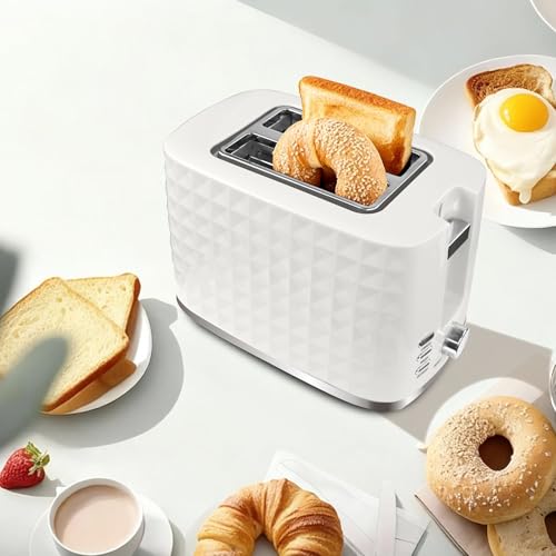 Seydere Toaster 2 Slices, Toasters Wide Slot, Bread Toaster with Cancel, Bagel, Defrost Function, Bagel Toasters with Removable Tray & 6 Temperature Settings, Beige - My Kitchen Products