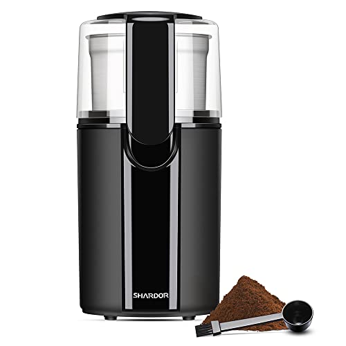 SHARDOR Coffee Grinder Electric, Coffee Bean Electric, Herb, Nut Grain Grinder with 1 Removable Stainless Steel Bowl, Black - My Kitchen Products