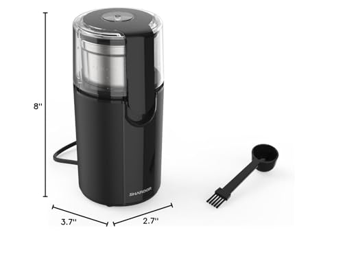 SHARDOR Coffee Grinder Electric, Coffee Bean Electric, Herb, Nut Grain Grinder with 1 Removable Stainless Steel Bowl, Black - My Kitchen Products