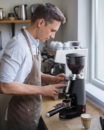 SHARDOR Professional 64mm Burr Coffee Grinder with 100 Grind Settings and All-Metal Chamber, Coffee Bean Grinder with Adjustable Electronic Timer and LED Display, Anti-Static, Black, 120V Only - My Kitchen Products